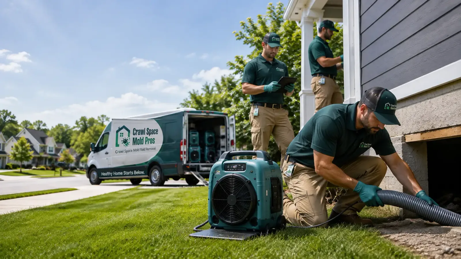 Crawl Space Mold Removal in Hanover, IL